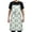 Green Floral Motifs, variant on Cute Foxes with Flowers Leaves Kitchen Apron with 2 Pockets Adjustable waterproof Cooking Aprons for Women Men Chef