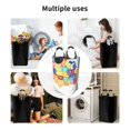 thumbnail image 5 of Honeii USA MAP Print Laundry Hamper Collapsible Laundry Baskets, Freestanding Waterproof Clothes Hamper with Easy Carry Handles, 5 of 5