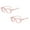Pink 2PCS, variant on 3/2/1PCS Safety Glasses Fashionable Eye Protection Glasses With Clear Anti-Fog Scratch Resistant Alternatives To Regular Protective Eyewear For Lab & Nursing
