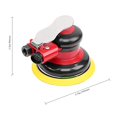 thumbnail image 2 of Professional Air Random Orbital Palm Sander, Heavy Duty Dual Action Pneumatic Sander with 1pc Backing Plate (5 inch), 2 of 2