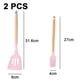 thumbnail image 2 of Utensilios de cocina del silicón, sistema del utensilio de cocina de 2 piezas, utensilios de cocina de madera fáciles de limpiar, 2 of 5