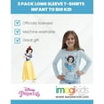 thumbnail image 2 of Disney Princess Rapunzel Snow White Ariel 3 Pack Long Sleeve T-Shirts Toddler to Big Kid, 2 of 5