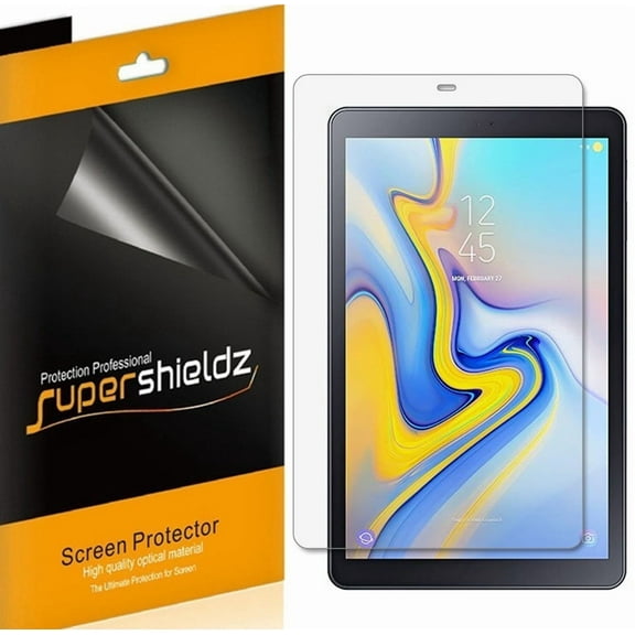 [3-Pack] Supershieldz for Samsung Galaxy Tab A 10.5 (SM-T590/T595 /T597) Screen Protector, Anti-Bubble High Definition (HD) Clear Shield