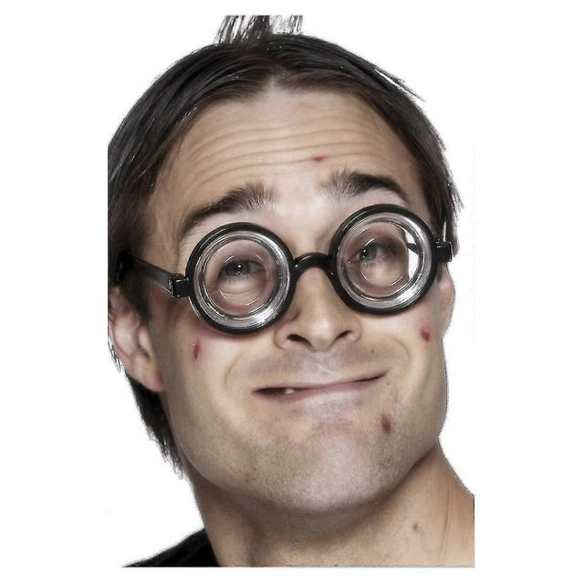 Round Nerd Glasses Halloween Fancy Dress Costume Accessory