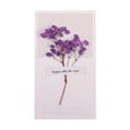 thumbnail image 1 of Ltdhehe Christmas Charm Dried Flower Greeting Card Festive Design Natural Holiday Sentiments Idea, 1 of 4
