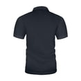 thumbnail image 6 of Dresfit Mens Breeze Shirts Short Sleeve Mesh Polo Shirts 2026 Summer Cooling Lapel Athletic Polo Shirt Breathable Quick Dry Elastic Waist T Shirts M, 6 of 7