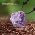 thumbnail image 3 of Colgante de cristal de piedra collar con colgante de piedra áspera único de la suerte que mejora el sueño para fiesta ANGGREK Otros, 3 of 8