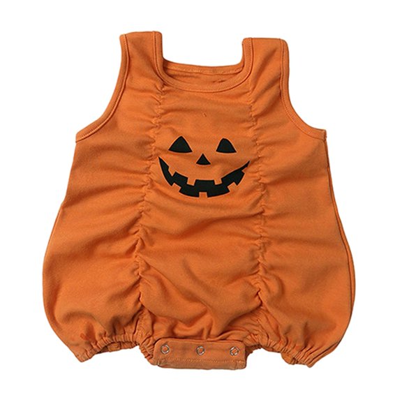 Traje de Halloween,Traje de Halloween para niña,lindo mameluco de calabaza,Ropa de Halloween para bebé niño niña otoño,Mono para recién nacido,body para bebé,estampado de calabaza,Mono