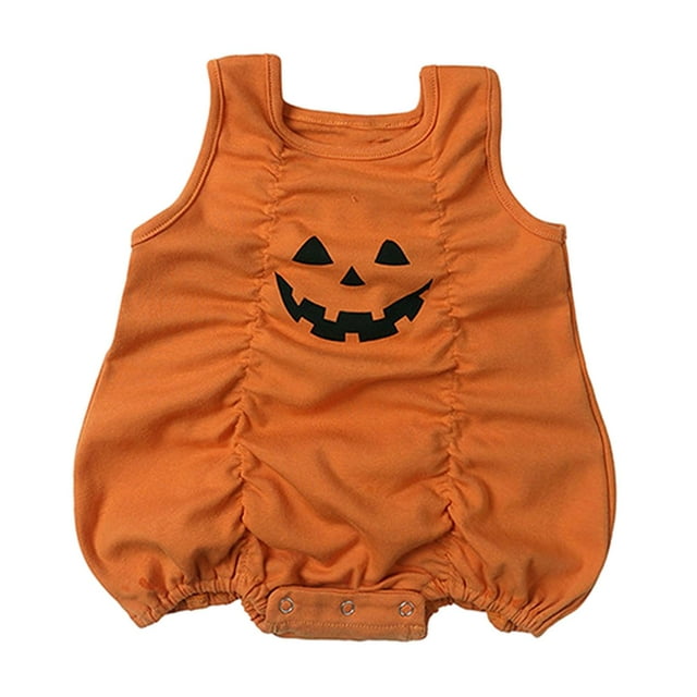 Traje de Halloween,Traje de Halloween para niña,lindo mameluco de calabaza,Ropa de Halloween para bebé niño niña otoño,Mono para recién nacido,body para bebé,estampado de calabaza,Mono