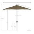 thumbnail image 5 of California Umbrella 9' Patio Umbrella in Straw, 5 of 5