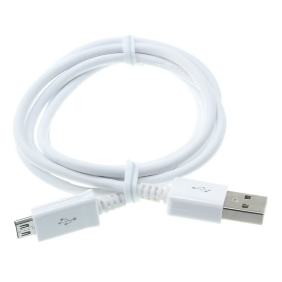 MicroUSB USB Cable OEM Charger Cord Power J1Q for LG Prime 2, Aristo 4 Plus, K8 Plus (2018), K20 Plus, Tribute Empire, G Pad X8.3 F 8.0, Stylo 3 Plus 2 Plus, 8.3 7.0 10.1