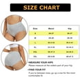 thumbnail image 2 of Hbhpov Women High Waist Briefs Strechy Cotton Underwear, 6 Pack, Size S-3XL, 2 of 6