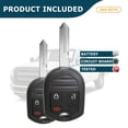 thumbnail image 3 of AKS KEYS Replacement for Ford 2007-2020 Key Fob 3B FCC# CWTWB1U793, 3 of 6