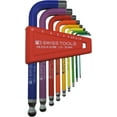 thumbnail image 2 of PB Swiss Tools PB RB Ballend hex set rainbow, 2 of 2