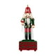 thumbnail image 4 of Cascanueces de Navidad Decoración Figura de Navidad Regalo Caja musical Caja de música de madera para Usando sombrero de cono, 4 of 9