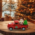 thumbnail image 5 of Vintage Red/Green/Orange Truck Decor, Thanksgiving Farmhouse Metal Outdoor/Indoor Pickup Decor, Christmas Red Trucks Decorations, Home Kitchen Table Centerpieces Decorations Home Decor, 5 of 7