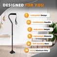 thumbnail image 3 of BeneCane Adjustable Walking Cane with Offset Cushioned Handle, Lightweight Aluminum Mobility Aid with Stable Base for Men, Women and Seniors, 3 of 8