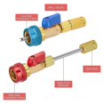 thumbnail image 2 of R134A Valve Core Quick Remover Installer High / Low Pressure Valve Core Remover Tool for Refrigerant Air Conditioner, 2 of 5