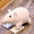 thumbnail image 6 of for Creative Stuffed Rat Plush Animal Toy for Beds Sofas Home Decor Skin-friendl, 6 of 10