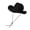 Black, variant on Homburg with Pendant Top Hat Woolen Panama Hat Porkpie Hat Surprise for Boyfriend Father Uncle Casual