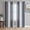 Navy Khaki, variant on Sheer Curtains 45 Inch Length 2 Panels Set for Kitchen, Navy Blue Semi Sheer Curtains for Windows, Modern White Geometric Vertical Stripes Voile Window Treatments Rod Pocket Curtain