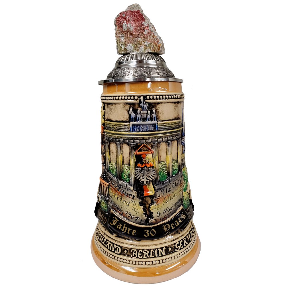 Berlin Wall 30 Year Anniversary LE German Stoneware Beer Stein .75L