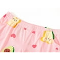 thumbnail image 5 of Beezizac Trendy Pink Avocado Pajamas for Big/Teen Girls 2-Piece Soft Tank Top & Shorts PJ Jammies Set Size 8, 5 of 7