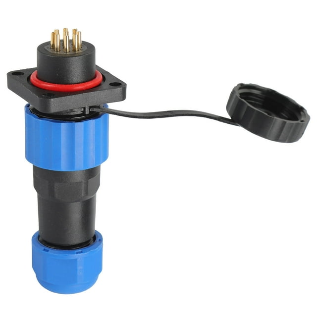 Enchufe impermeable IP68, conector de alimentación de aviación cuadrado, adaptador de terminal industrial, clavija SP169 (250 V, 5 A)