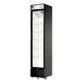 thumbnail image 3 of 17 in. Slim Commercial Merchandiser Refrigerator 7 Cu. Ft. in Black, ETL Listed (KM-MDR-17S), 3 of 19