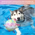 thumbnail image 4 of Balón de fútbol para perros QDAN extra grande y duradero para perros de más de 80 libras, 4 of 7