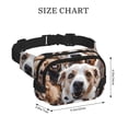 thumbnail image 4 of Easygdp Realistic Cute Puppy Fanny Packs para Mujeres y Hombres, Bolsa de Cinturón, Bolsos de Cruz para Trabajo/Correr/Senderismo, 4 of 9