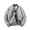 Gray, variant on Maoxin Jackets for Men Solid Color Casual Loose Fitting Long Sleeved Hooded Baseball Uniform Jacket Long Sleeve Hoodless Casual Outwear Jackets Black S