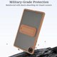 thumbnail image 5 of For Samsung Galaxy Tab A7 Lite 8.7-inch Case with Kickstand TPU + PC Skin-Touch Tablet Cover - Grey, 5 of 5