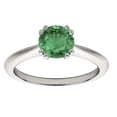 thumbnail image 2 of Mauli Jewels Engagement Rings for Women 0.90 Carat Emerald Engagement Ring 4 prong 10k White Gold, 2 of 8