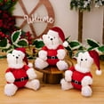 thumbnail image 5 of Fufafayo under $5 Christmas Stuffed Animal White Santa Bear Plush Stuff Toy, Holiday Animals Bears with Red Hat, Gift Toys, 5.51x3.15 Inches, 5 of 7