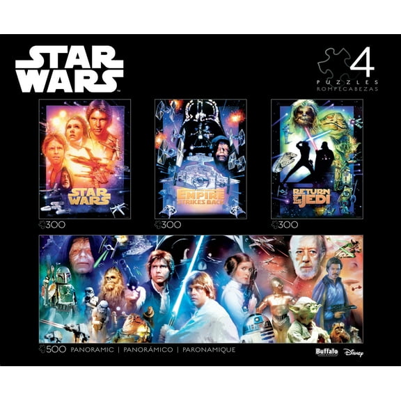 Buffalo Games 4x1 Star Wars Multipack Jigsaw Puzzles