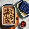 thumbnail image 4 of Tramontina Mae 3-Piece Ceramic Porcelain Baking Pans Set, Cobalt, Non Stick Casserole Dishes for Oven, Rectangular Bakeware for Lasagna, Cakes and Loafs, 4 of 7