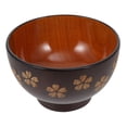 thumbnail image 4 of 1Pc Kitchen Japanese Style Ramen Bowl Heat Insulation Baby Food Bowl (Wood Color), 4 of 9