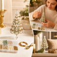 thumbnail image 3 of Fountwell DIY Beaded Christmas Tree Kit 3D Crystal Tree Craft Set for Adults Holiday Gift, 3 of 7