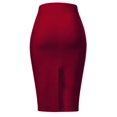 thumbnail image 4 of MixMatchy Women's Casual Classic Bodycon Pencil Skirt, 4 of 5