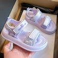 thumbnail image 3 of Dakaela 9M-11Y Kids Summer Sandals Baby Comfortable Open Toe Non Slip Walking Beach Shower Water Shoes for Boys Girls Purple, 3 of 7