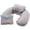 Grey, variant on XIPYYKM Inflatable Travel Neck Pillow, U Shaped Pillow Portable Travel Neck Flight Pillow Includes Storage Pouch for Airplane Office