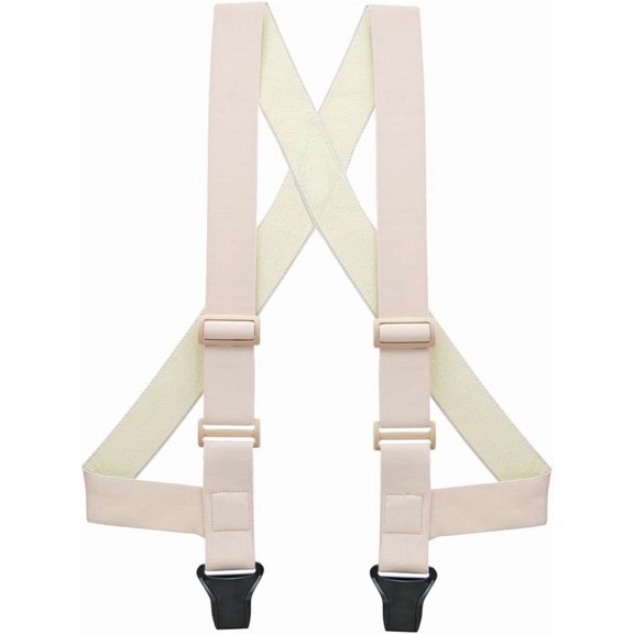 Suspender Store Side-Clip Airport-Friendly Undergarment Suspenders - 1.5-Inch Wide Soft Elastic - Clip - 4 Sizes - Big & Tall
