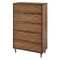 Dresser Drawer Chest, Walnut, Wood, Bedroom Living, Modern Contemporary HB35754