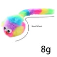 thumbnail image 2 of Interactive Feline Prey Toy With Squeaker Crinkle Sound Feathers Durable Chew Proof Plaything For Medium Cats Stimulating Playful Activity, 2 of 4