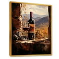 thumbnail image 2 of Designart "Rioja Rhapsody" Wine Floater Framed Canvas Prints, 2 of 5