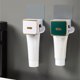 thumbnail image 4 of Naiovety Dispensador de de de montaje en pared Exprimidor de ducha Soporte de de Estante de almacenamiento de Juegos de accesorios de baño Verde, 4 of 6