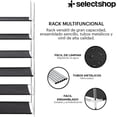 thumbnail image 3 of Rack Multifuncional De 6 Niveles Zapatera Closet Plegable para Calzado Y Prendas De Vestir Estante Organizador Ajustable Armario Multiusos Mueble Rack Apilable Recamara (Gris), 3 of 6
