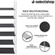 thumbnail image 3 of Rack Multifuncional De 6 Niveles Zapatera Closet Plegable para Calzado Y Prendas De Vestir Estante Organizador Ajustable Armario Multiusos Mueble Rack Apilable Recamara (Gris), 3 of 6