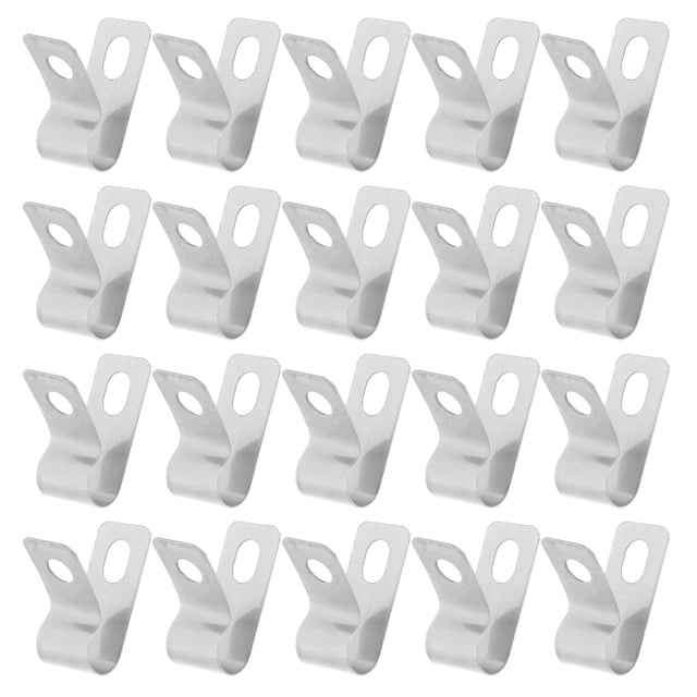 KAKOWELY rope light clips 20pcs Rope Light Clip 6mm Cable Clip Cord Mounting Clip For Wire Management0.94"X0.59"X0.47"